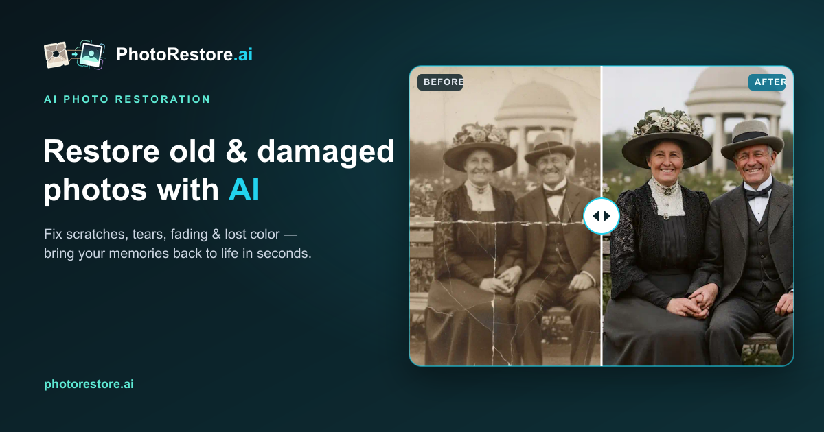 PhotoRestore.ai のロゴ
